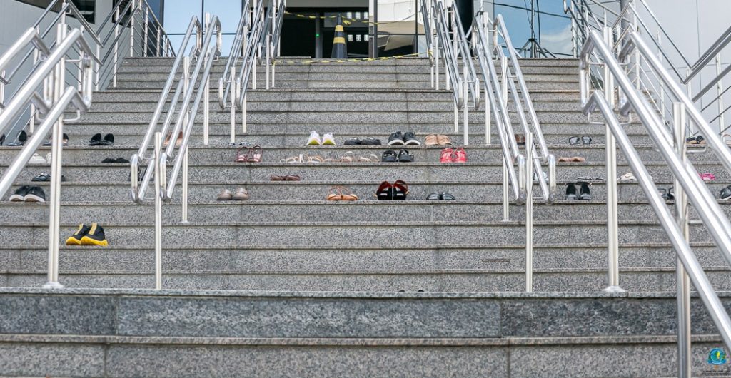 Escadarias do prédio da Assembleia Legislativa de Rondonia (Foto: Thyago Lorentz | Secom ALE/RO)