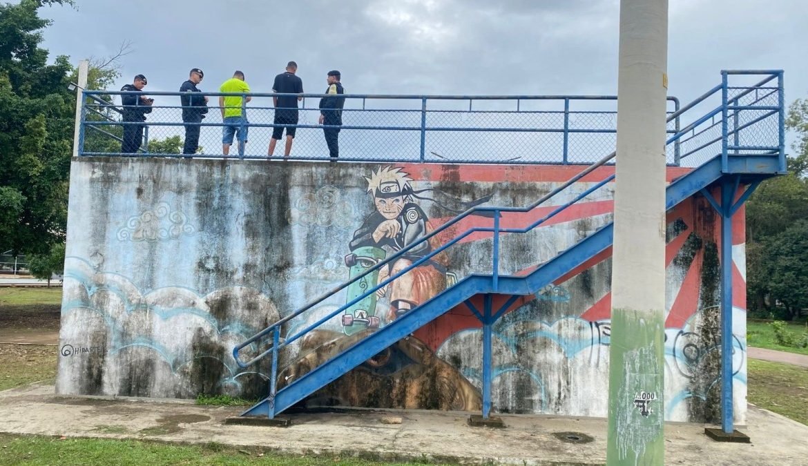Polícia age no Skate Parque e coíbe uso de drogas na zona Leste de Porto Velho