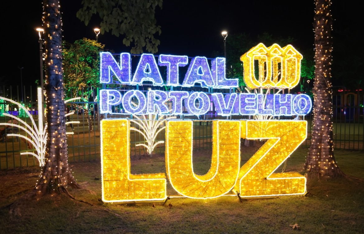 Natal Porto Velho Luz termina com atrações e sorteio no Parque da Cidade